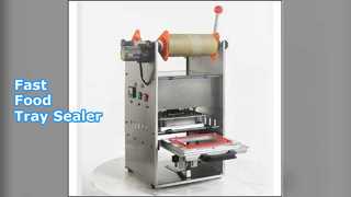 ファストフード用トレイシール機