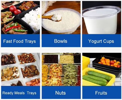 Customizable Manual Edge Cutting Sealer Machine FR160A with Adjustable Temperature Control, Ergonomic Handle, and Stainless Steel Construction for Food Trays