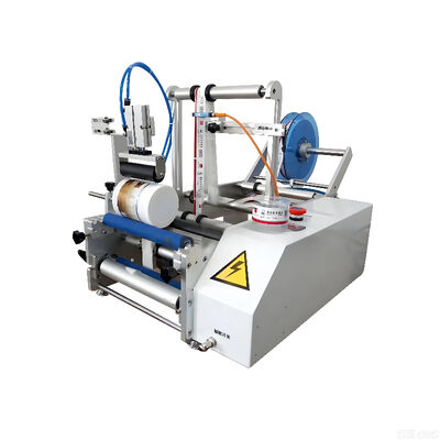 Semi-automatic round bottle labeling machine CH-311 for beer and wine, glass bottle and plastic bottle round tube labeling machine
