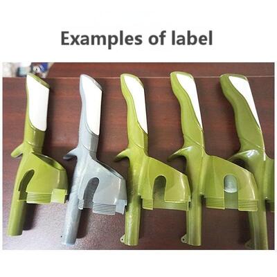 Manufacturer's direct supply of small semi-automatic flat labeling machine CH-615 plastic part labeling machine, cotton swab box labeling machine