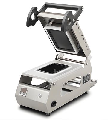 Compact Tabletop Tray Sealing Machine DQ-6 with Adjustable Temperature Control Ergonomic Handle and CE Certification