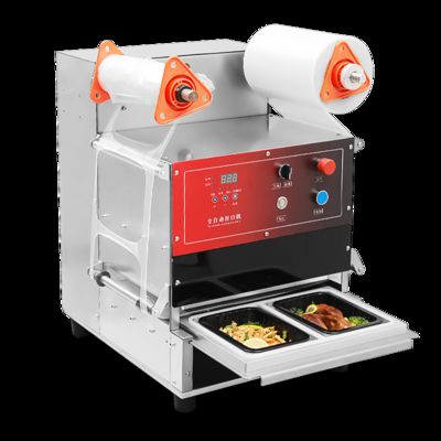 フルオートマティック食品トレイシラー DF300TA 食品グレード 304ステンレス鋼と6061アノジスアルミニウム模具