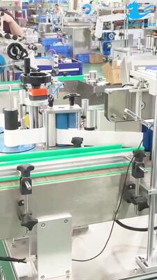 Fully automatic rolling round bottle labeling machine CH-301 glass bottle, plastic bottle, honey chili sauce, self-adhesive labeling machine manufacturer