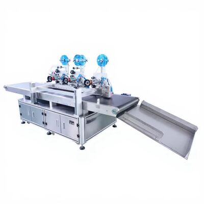 カスタマイズされた3ヘッド段ボール箱ステッカー CH-609F 簡単ティアステッカー 段ボール箱両面テープカッティングマシン